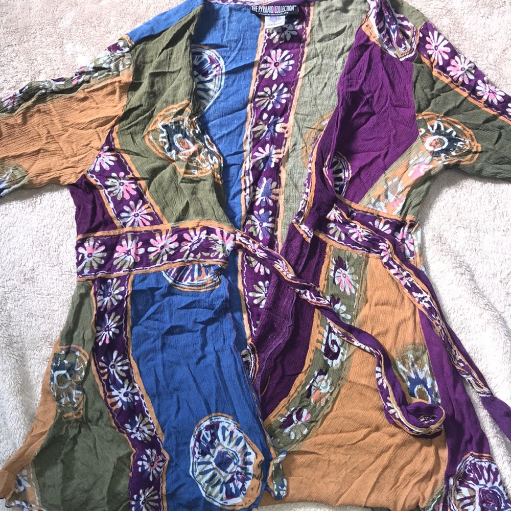 70’s Style wrap shirt